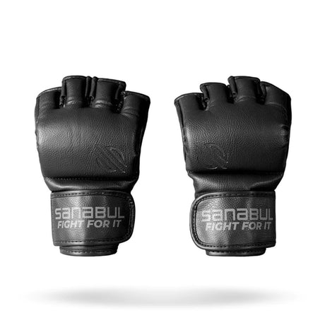 Sanabul Battle Forged MMA 4 oz Handschuhe - Schwarz