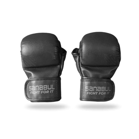 Sanabul Battle Forged MMA 7 oz Handschuhe - Schwarz