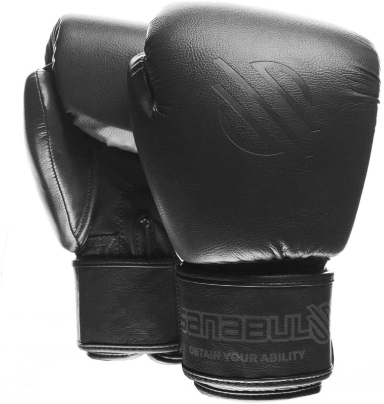 Sanabul Battle Forged Muay Thai Boxhandschuhe - Schwarz