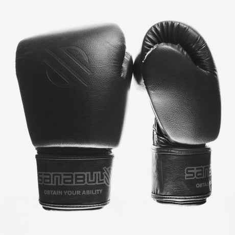 Sanabul Battle Forged Muay Thai Boxhandschuhe - Schwarz