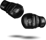 Sanabul Essential 7 oz MMA Hybrid Sparringhandschuhe - Schwarz, Silber