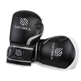 Sanabul Essential Gel Boxhandschuhe - Schwarz, Silber