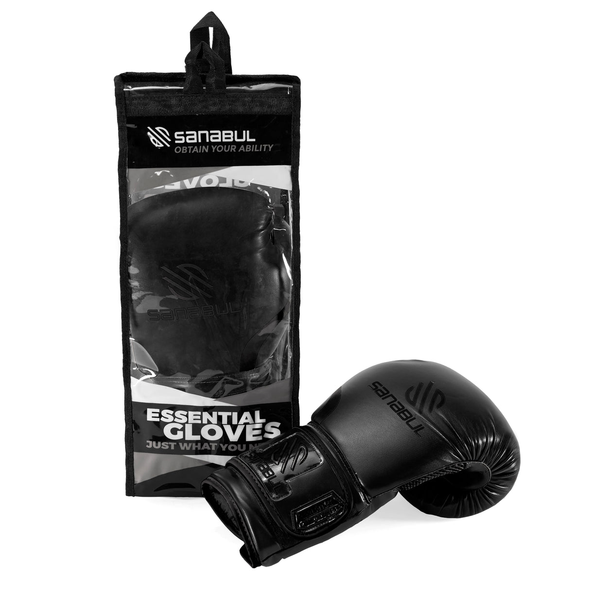 Sanabul Essential Gel Boxhandschuhe - Schwarz