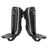 Sanabul Essential Hook and Loop Schienbeinschoner - Schwarz, Silber