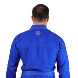 Sanabul Essential Leichtgewicht Brasilianisches Jiu Jitsu Gi - Vorverkleinert Baumwolle - IBJJF genehmigt - Blau