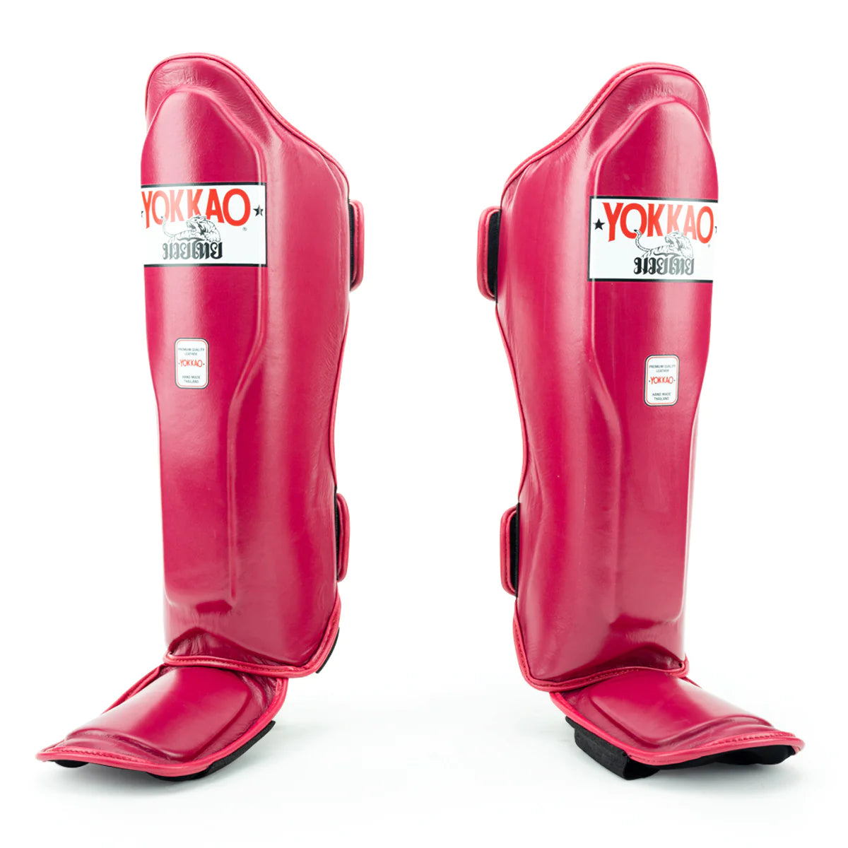 Yokkao Matrix Schienbeinschoner - Leder - Cerise