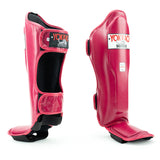 Yokkao Matrix Schienbeinschoner - Leder - Cerise