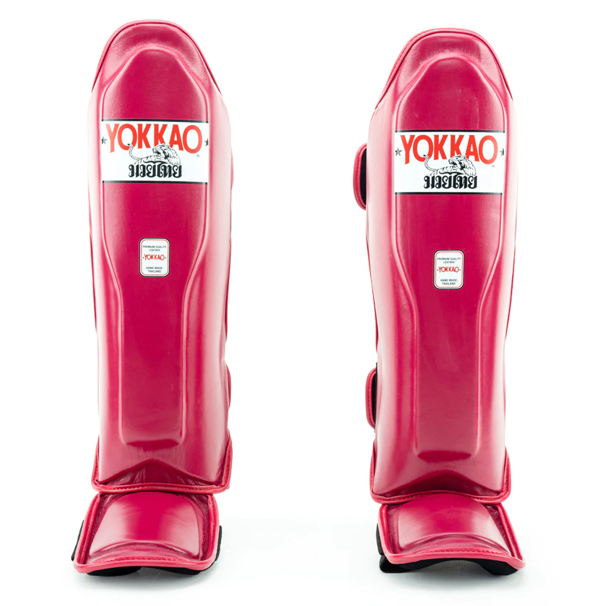 Yokkao Matrix Schienbeinschoner - Leder - Cerise