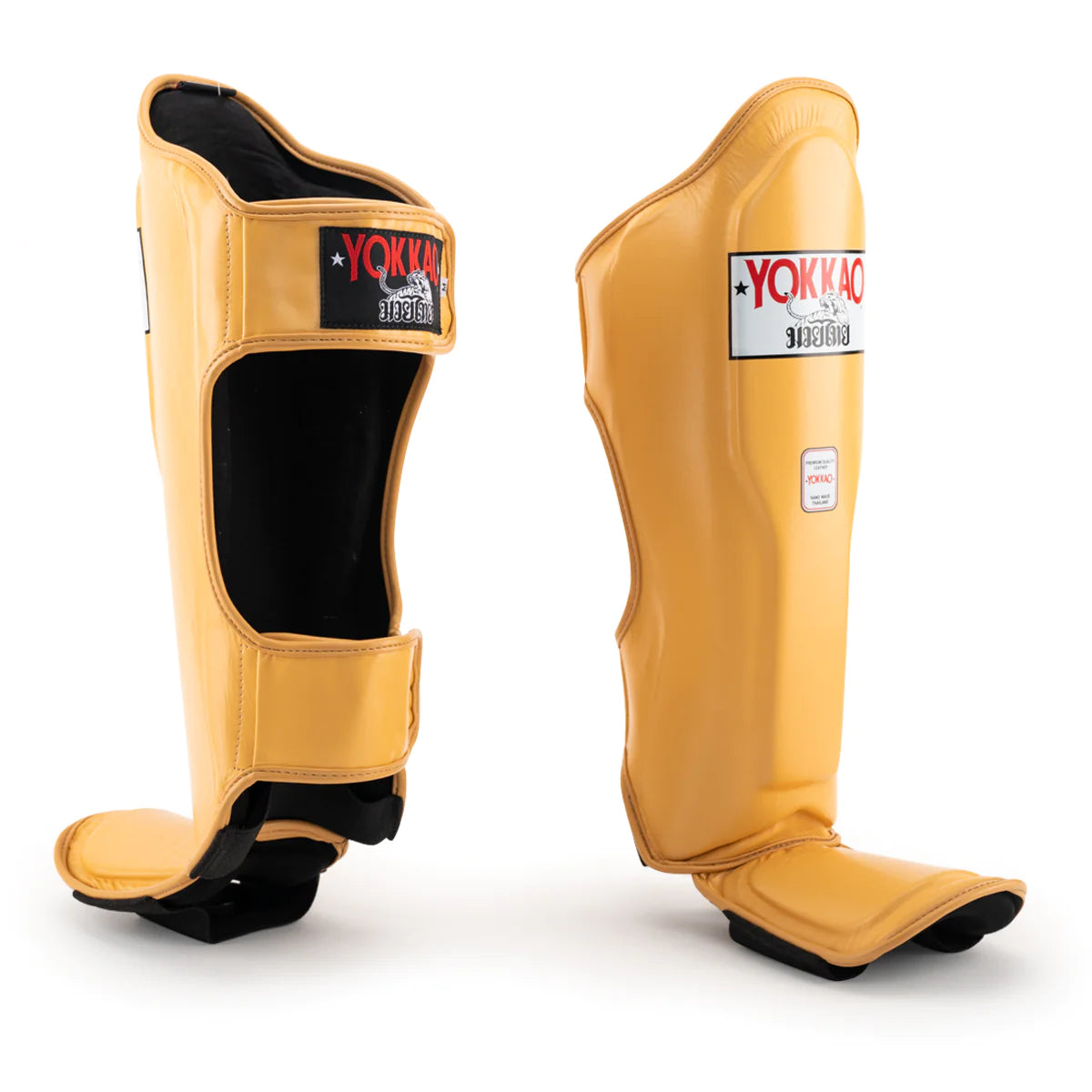 Yokkao Matrix Schienbeinschoner - Leder - Mango