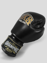 SKS Empire Muay Thai Boxhandschuhe - Echt Leder - Schwarz / Gold