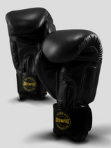 SKS Empire Muay Thai Boxhandschuhe - Echt Leder - Schwarz / Gold