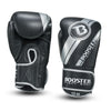 Booster Pro Range BGL V3 Boxhandschuhe - Echtes Leder - Folie - schwarz/silber