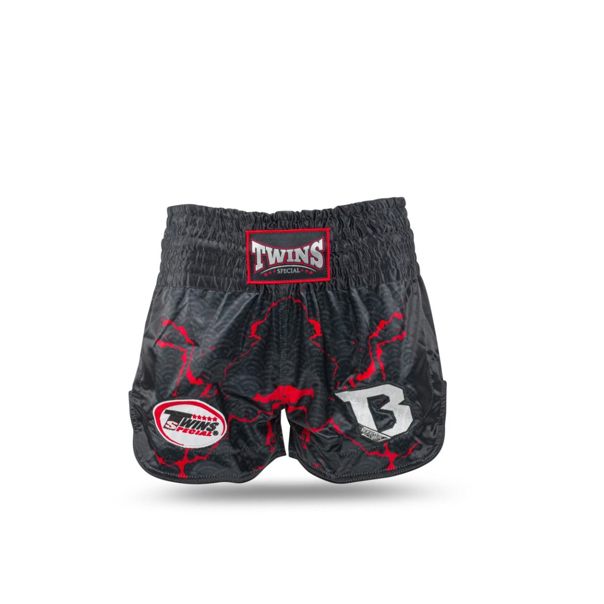 Twins Special x Booster TBT 7 Muay Thai Shorts - schwarz / rot
