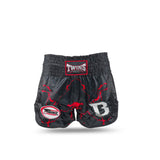 Twins Special x Booster TBT 7 Muay Thai Shorts - schwarz / rot