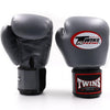 Twins Special BGVL 3 Boxhandschuhe - Echtes Leder - Grau