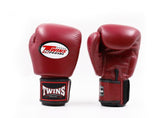 Twins Special BGVL 3 Boxhandschuhe - Echt Leder - Maroon - Weinrot