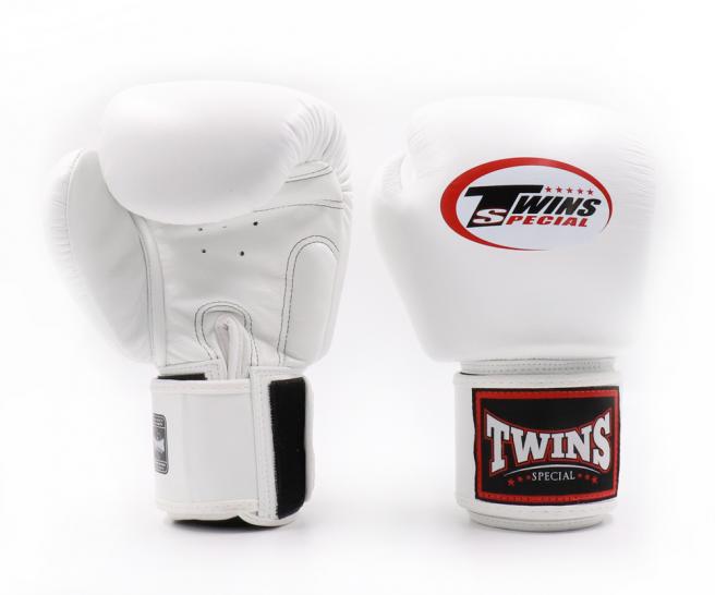 Twins Special BGVL 3 Boxhandschuhe - Echtes Leder - Weiß