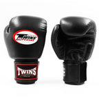 Twins Special BGVL 3 Boxhandschuhe - Echtes Leder - Schwarz
