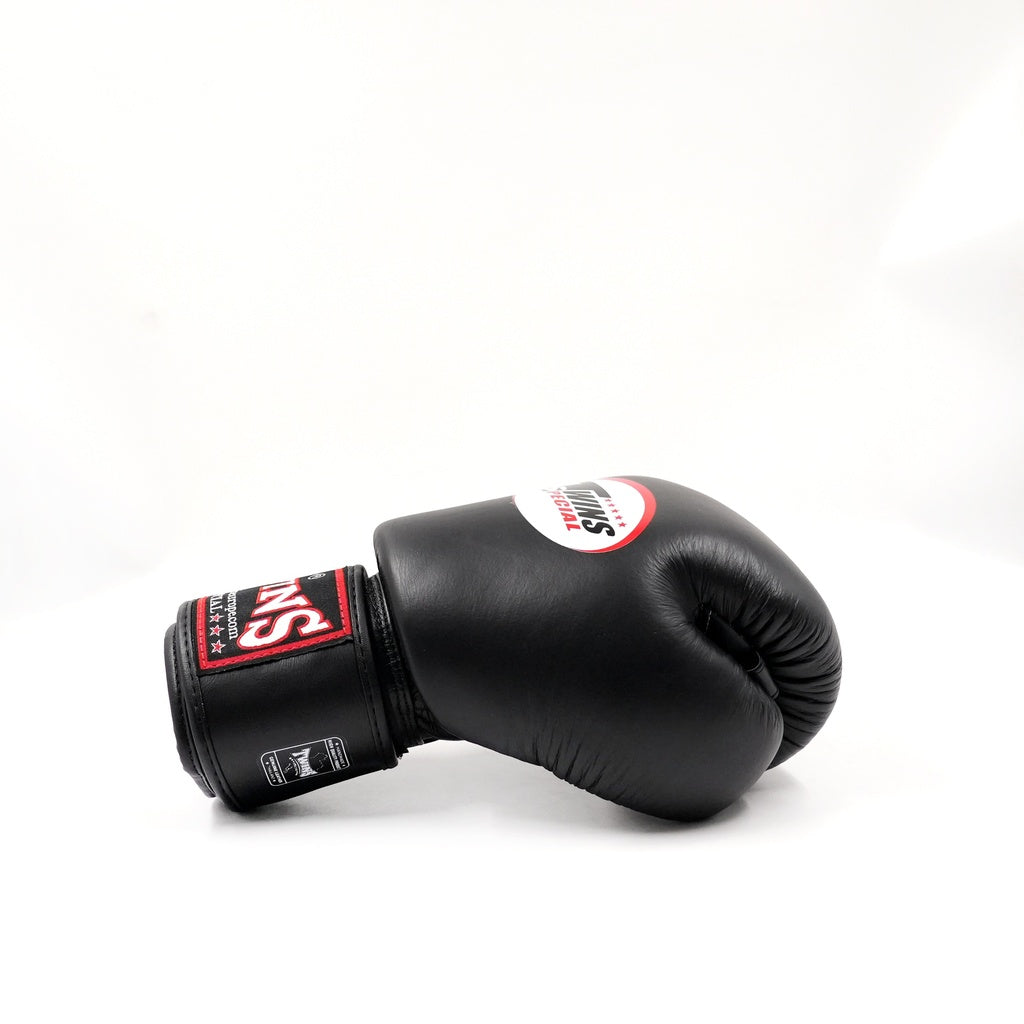 Twins Special BGVL 3 AIR Boxhandschuhe - Echtes Leder - Schwarz