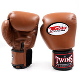 Twins Special BGVL 3 Boxhandschuhe - Echtes Leder - Braun