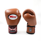 Twins Special BGVL 3 Boxhandschuhe - Echtes Leder - Braun