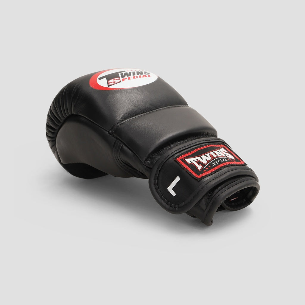 Twins Special MMA Handschuhe - 7 oz Sparring - Schwarz