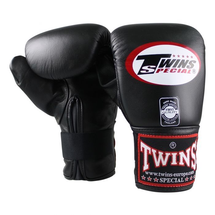 Twins Special TBM 1 Boxhandschuhe - Echt Leder - schwarz