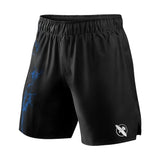 UFC BJJ Herren Grappling Shorts – Schwarz / Blau