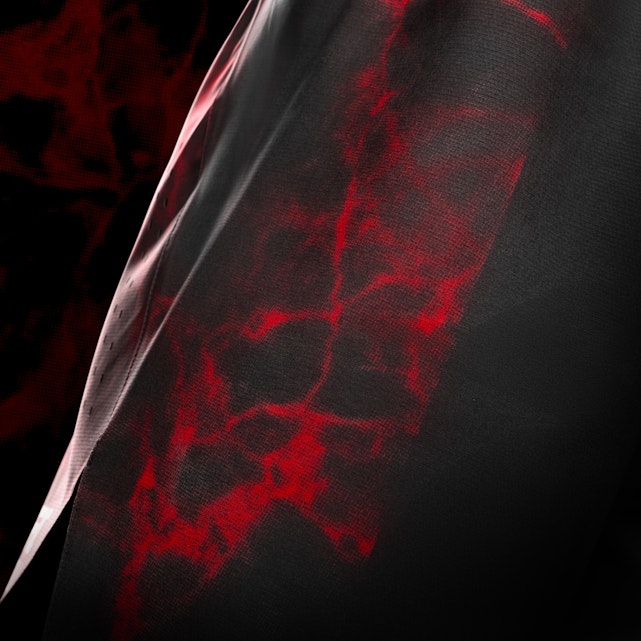 UFC BJJ Herren Grappling Shorts – Schwarz / Rot