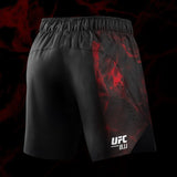 UFC BJJ Herren Grappling Shorts – Schwarz / Rot