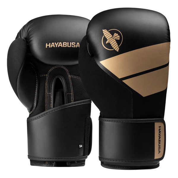 Hayabusa S4 Boxhandschuhe - Schwarz/Gold