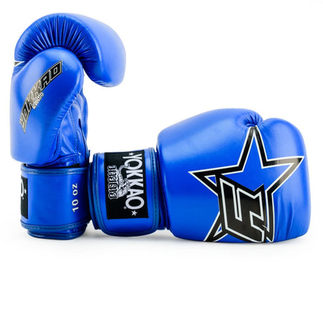 Yokkao Institution Boxhandschuhe - Mikrofaserleder - Blau