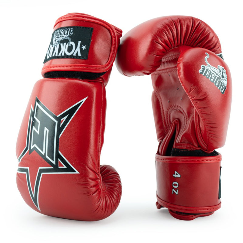 Yokkao Institution Boxhandschuhe - Mikrofaserleder - Rot