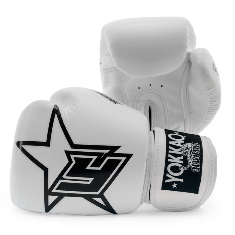 Yokkao Institution Boxhandschuhe - Mikrofaserleder - Weiß