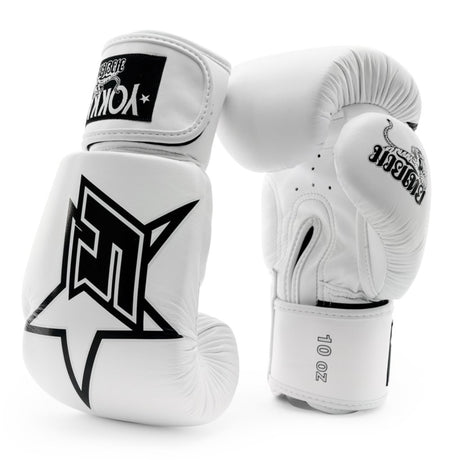 Yokkao Institution Boxhandschuhe - Mikrofaserleder - Weiß
