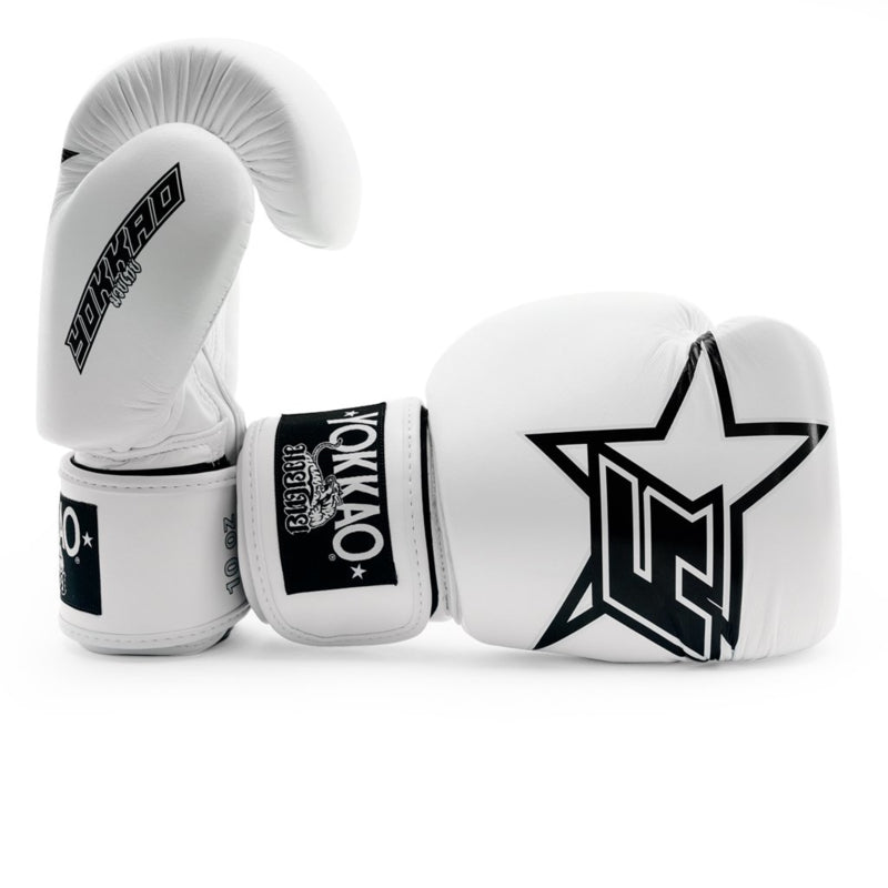 Yokkao Institution Boxhandschuhe - Mikrofaserleder - Weiß