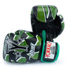 Yokkao - Limited Edition - Broken Boxhandschuhe - Echt Leder - Schwarz / Grün