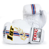 Yokkao - Limited Edition - First At The Race Boxhandschuhe - Echt Leder - Weiß