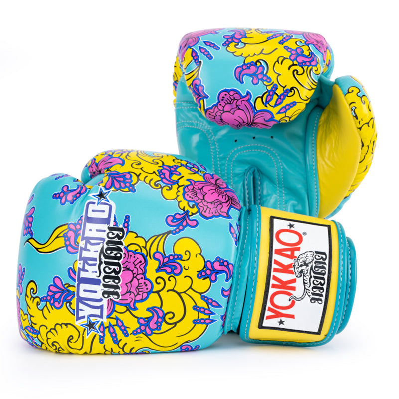 Yokkao - Limited Edition - Hawaii Boxhandschuhe - Echt Leder - Island