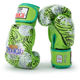 Yokkao - Limited Edition - Hawaii Boxhandschuhe - Echt Leder - Lime Zest