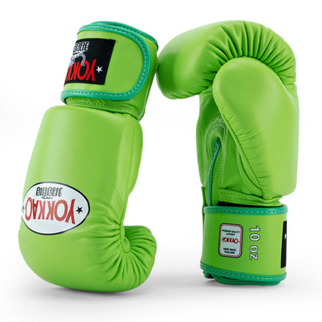Yokkao Matrix Boxhandschuhe - Leder - Lime Zest