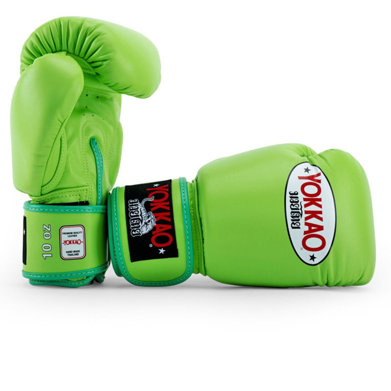 Yokkao Matrix Boxhandschuhe - Leder - Lime Zest