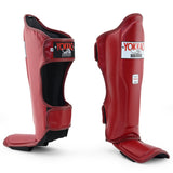 Yokkao Matrix Schienbeinschoner - Leder - Biking Red