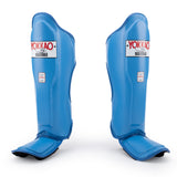 Yokkao Matrix Schienbeinschoner - Leder - Blue Nobility