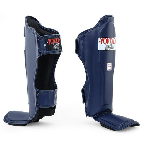 Yokkao Matrix Schienbeinschoner - Leder - Evening Blue