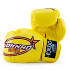 Yokkao Vertikale Boxhandschuhe - Mikrofaser Leder - Gelb